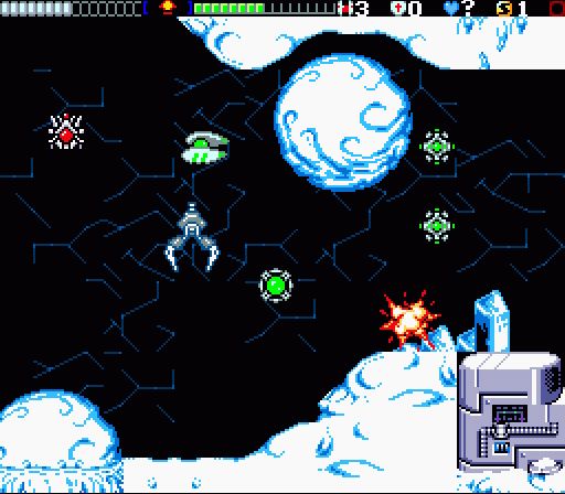 Mega Shooter 11: Ice Level Screen